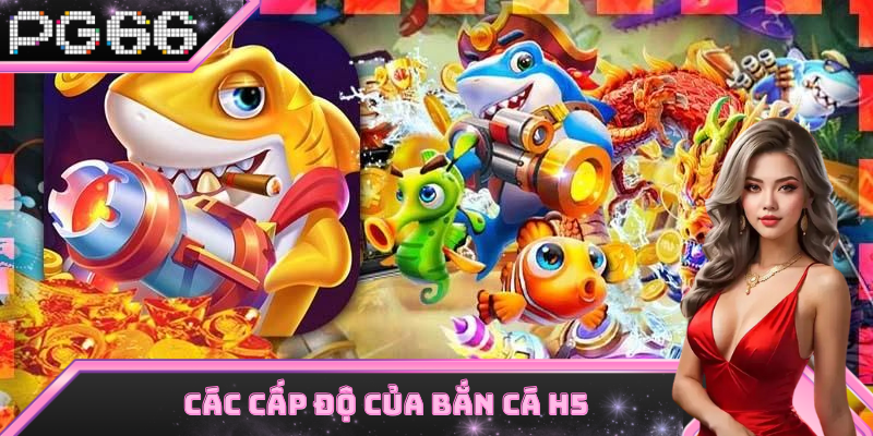 những cấp độ của bắn cá H5