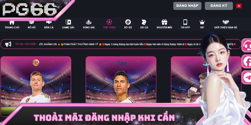 Hội viên cân nhắc thời gian vào tài khoản khi muốn
